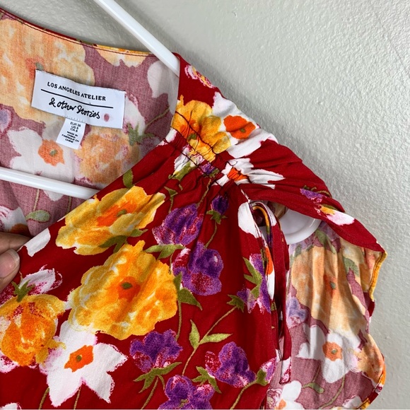 & Other Stories | Maxi Floral Wrap Dress with Flower pattern Size 8 - Picture 5 of 8